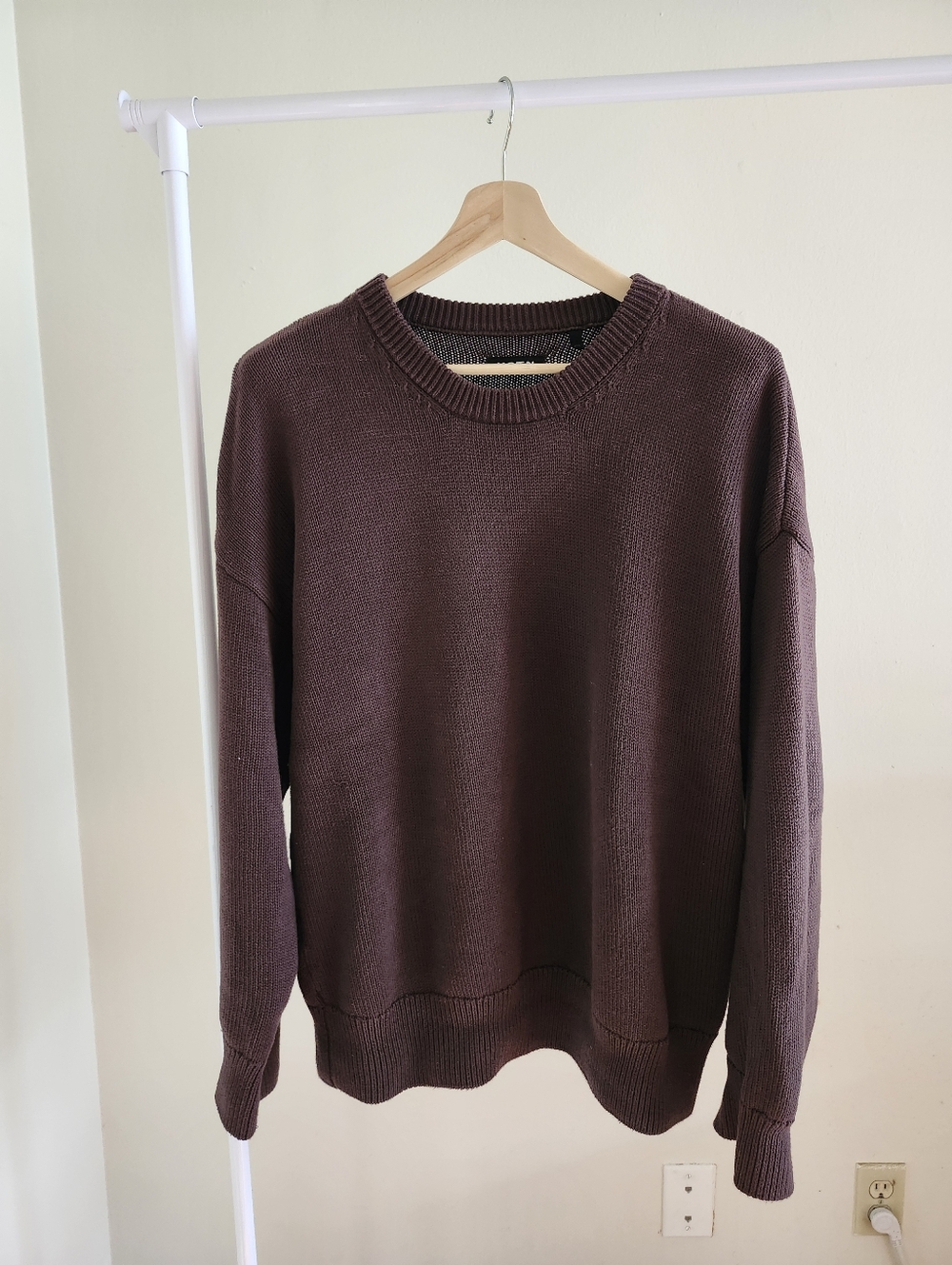 KOTN Hamatah Sweater in Coffee Bean Brown - Men's Large